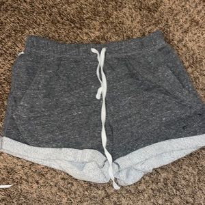 Gray PINK Sweatshorts